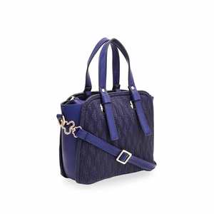 Blue Luxury Leather Clutch Handbag P55587 Soft <b>Square</b> Flap with Chain Decoration Casual and Evening Purse for Daily Use - Product Image 2