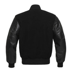 Blouson Bomber en Satin à Col Montant Brodé Personnalisé pour Hommes 100% Polyester Hiver Respirant - Product Image 2