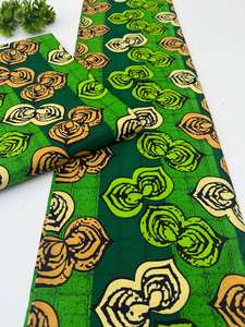 Premium Nigerian African Wax Print Ankara 100% Cotton Fabric Vibrant Design for Fashion Apparel South Africa - Product Image 3