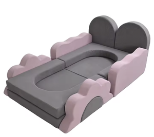 Kids Foam Modular Sofa Set 12-Piece Eco-Friendly Foldable for Indoor Playground Living Room Hotel & School Use Ages 2+ - Product Image 1