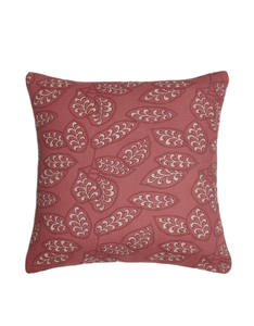 Housse de coussin carrée personnalisable en coton 100% imprimé à la main motif floral, style ethnique indien, amovible - Product Image 6