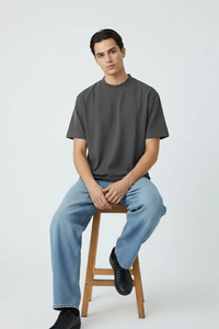 เสื้อยืด SOSH 4 สำหรับผู้ชาย แขนยาว ลายทาง ทรงปกติ ผ้าฝ้าย 100% แบบ Pique - Product Image 3