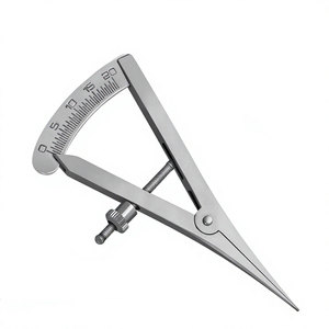Calibrador Recto de 3.5 Pulgadas, Pequeño, para Mapeo Óseo, de Acero Inoxidable, Manual, de Precisión, para Cirugía Dental, Ortodoncia e Implantes, con Escala de 0-20 mm - Product Image 3
