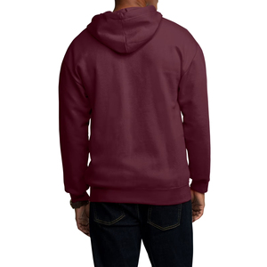 Sudadera con capucha extragrande para hombre, con cremallera completa, forro polar suave, corte holgado informal, ropa de invierno - Product Image 4