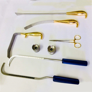 Outils en acier inoxydable pour les procédures cosmétiques et médicales reconstructives, kit chirurgical réutilisable, ensemble d'instruments pour la chirurgie mammaire - Product Image 4
