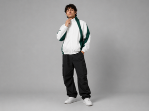 Men's Wholesale Customizable Color Blocking <b>Racer</b> Starter Windbreaker <b>Jacket</b> zipper Closure Windproof Sporty Loose fit custom - Product Image 6