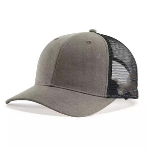 <b>Light</b> Blue Mesh Trucker Cap 6-Panel Adjustable Unisex Casual <b>Hat</b> Spring Summer Solid Color - Product Image 4