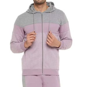 <b>Top</b> Notch Quality Two Piece Winter Hooded Casual Men's Fleece Oversized Breathable <b>Zipper</b> Tracksuit Sets Jogging Wholesale - Product Image 4