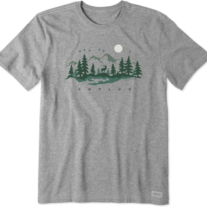Men's Crusher Graphic T-Shirt Short Sleeve Cotton Casual Outdoor Adventure Tee <b>Top</b> - Product Image 6