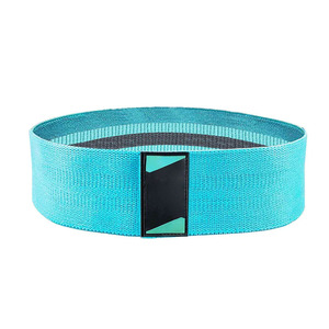 Turquoise Color Heavy Duty Fabric Hip Circle Resistance <b>Bands</b> Professional Glute Activator Booty <b>Band</b> for Strength Gym Workout - Product Image 1