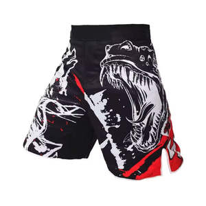 Shorts de boxe personnalisés, nouveau style, prix raisonnable, meilleure qualité, impression personnalisée, respirants, pour MMA et grappling. - Product Image 5
