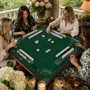 Tapis <span class=keywords><strong>de</strong></span> Mahjong Américain <span class=keywords><strong>en</strong></span> Bambou Vert Moderne <span class=keywords><strong>de</strong></span> Luxe Personnalisé <span class=keywords><strong>en</strong></span> Gros, 33x33 Pouces, Pliable, <span class=keywords><strong>en</strong></span> Néoprène Antidérapant pour <span class=keywords><strong>Table</strong></span> <span class=keywords><strong>de</strong></span> Jeu <span class=keywords><strong>de</strong></span> Poker - Product Image 4