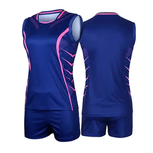 Custom Women Volleyball Jersey Set Sublimated Gradient Team Uniform Quick Dry Breathable Slim Fit Sports Wear - Product Image 2