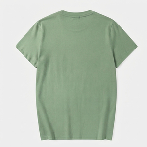 Camiseta OEM Extra Grande de 220 g/m², 100% Algodón, Personalizable al por Mayor, Cuello Redondo, Bordado e Impresión de Logotipo, Jersey de Punto en Blanco, Diseño en Blanco - Product Image 2