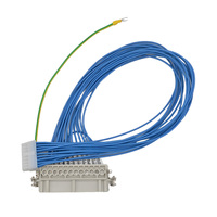 Connecteur de câble industriel électrique Harting haute résistance 4/6/10/16/24 broches, conducteur en cuivre étamé, isolation PVC, haute tension