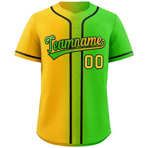 Maillot de baseball personnalisé à blocs de couleurs pour hommes, grande taille, boutonné, avec logo, nom et numéro brodés sur mesure - Product Image 1