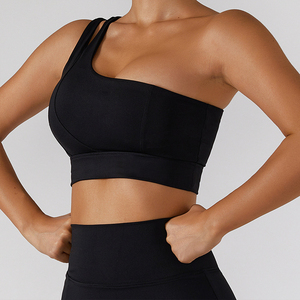 High <b>Stretch</b> Sports Fitness <b>Bra</b> Front Adjusted Straps Style For Yoga Wear Breathable Wireless Support Gym Activewear - Product Image 6