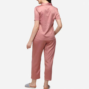 ชุดนอนแขนยาวสำหรับผู้หญิงชุดใส่อยู่บ้านเนื้อนิ่มน้ำหนักเบาสำหรับผู้หญิงชุดใส่อยู่บ้าน - Product Image 4