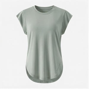 Ensemble de yoga 2 pièces North Approach, fermeture éclair intégrale sur le devant, noir uni, tissu respirant, vêtements de sport pour femmes - Product Image 1