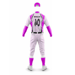Custom Print Plus Sizes <b>Baseball</b> Men's Uniform Long Sleeve Jersey Pants Set Adjustable <b>Baseball</b> Uniform Blank Printed Suit - Product Image 6