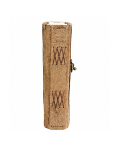 Carnet de notes/journal personnalisé en cuir de haute qualité avec croix de Jésus-Christ en relief, fait main, cousu, avec fermoir - Product Image 4