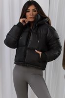 Veste d'hiver matelassée haut de gamme pour femme, vêtement décontracté d'extérieur personnalisé, coupe-vent avec fermeture éclair et poches latérales, manteau pour femme