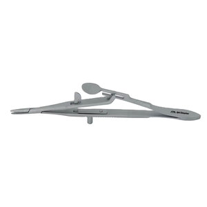 Portaagujas Oftálmico Recto de 14 cm, Portaagujas Kalt de Acero Inoxidable de Alta Calidad, Pinzas Rectas - Product Image 1