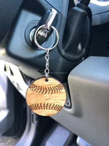 Llavero de madera Imaginative Adventure con plástico PU duradero y metal de hierro para uso diario - Product Image 3