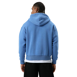 Glory Custom Distressed Patched Embroidery Hoodie 100% Cotton Premium Zip Up Hoodie <b>For</b> Streetwear <b>For</b> Unisex - Product Image 2