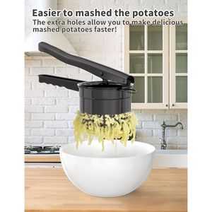 Grande Schiacciapatate in Acciaio Inox da 15oz, Utensile da Cucina Ergonomico per Schiacciare Patate e Patate Dolci - Product Image 2