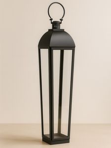 Faroles Decorativos Modernos de Metal Negro para Colgar, Ideales para Decoración del Hogar, Fiestas y Eventos - Product Image 3