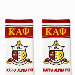 Chaussettes brodées de haute qualité pour les fraternités grecques, idéales pour les organisations et événements universitaires - Product Image 2