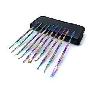 Juego de Herramientas de Limpieza Dental Manual de Acero Inoxidable de Alta Calidad Caronia, con Doble Cabezal para Tallar Cera y Sarro, Certificado CE - Product Image 3