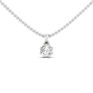 Colgante Solitario de Diamante Cultivado en Laboratorio con Corte Octogonal, Radiante, Elegante y Clásico, Regalo de Joyería para Mujer, para Ocasiones Especiales - Product Image 3