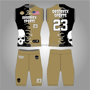 Uniformes de football américain 7v7, meilleurs uniformes de compression, uniformes personnalisés par sublimation, maillots 7on7 - Product Image 1