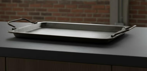 Bandeja de Servicio de Metal Galvanizado con Asa, Estilo Rústico, para Decoración del Hogar, Centro de Mesa, Desayuno - Product Image 5