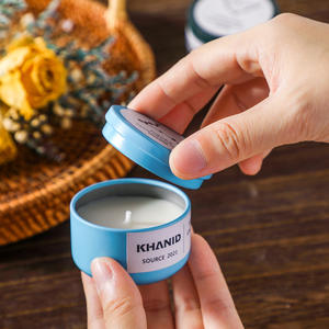 Série des 12 constellations, mini-bougies parfumées uniques en cire de soja naturelle de 1,4 oz dans une boîte en étain - Product Image 3