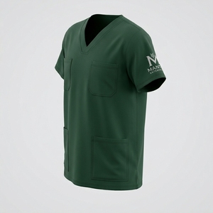 High Quality Wholesale Hygroscopic and Perspiratory V-neck Breathable and Comfortable Leisure Pet Clinic Dentist Nurse <b>Scrub</b> <b>Set</b> - Product Image 5