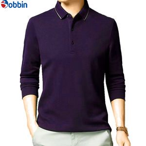 Polo unisexe tendance pour homme, chemise de performance à manches longues pour homme, chemise d'automne pour le secteur immobilier, tenue de travail de bureau - Product Image 5