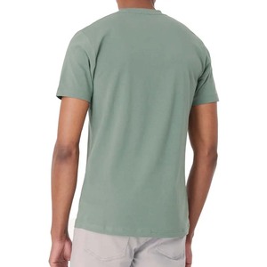 เสื้อยืดคอกลมแขนสั้นผู้ชาย สีพื้น ผ้าฝ้าย ทรงปกติ สวมใส่สบาย แบบลำลอง - Product Image 6