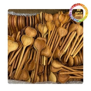 Natural Wooden Coffee Spoon Handmade Eco Friendly <b>Kitchen</b> Utensil Restaurant Tableware Bulk Supply - Product Image 3