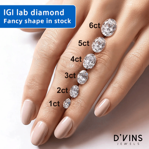 Diamante CVD Ovalado de 3.55ct, Color D, Claridad VS1, Relleno, de D'vins Jewels, para Joyería - Product Image 3