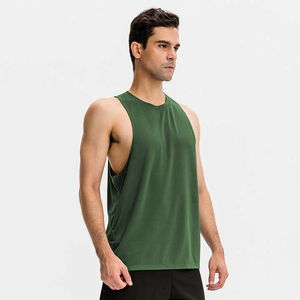 Gym Mens Tank Top For Bodybuilding Stringer <b>Singlet</b> Fitness T-shirt For Training Muscle Workout Sports Performance - Product Image 2