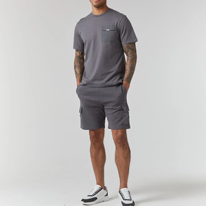 Summer Casual Short Sleeve Casual Wear <b>Men's</b> T-<b>Shirts</b> <b>Men's</b> Summer Wear Set Printed T <b>Shirt</b> and Shorts for Gym Printed <b>Men</b> - Product Image 3