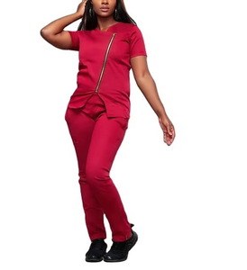 Custom Nursing & <b>Scrubs</b> Uniforms <b>Sets</b> Short Sleeve Unisex Hospital Logo Uniform <b>Scrubs</b> Suit Medical <b>Scrub</b> <b>Set</b> - Product Image 2