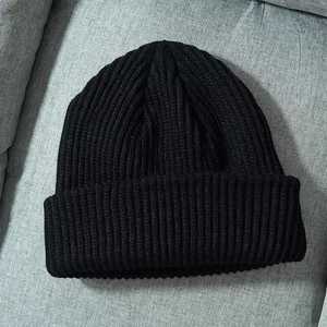 Affordable Price Custom Unisex Acrylic Beanie Hat Solid Color <b>Winter</b> <b>Cap</b> Cuffed Design Casual Style - Product Image 5