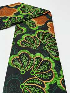 Tela de algodón estampada en cera de alta calidad para mujer, ideal para ropa de moda y manualidades en Maputo con diseños personalizados vibrantes - Product Image 3