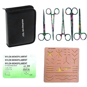 Kit de Práctica de Disección y Sutura de Acero Inoxidable para Estudiantes de Medicina, Conjunto Completo de Entrenamiento en Cirugía y Anatomía - Product Image 1