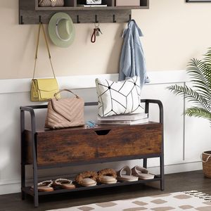 Classic Luxury Modern Metal Iron Shoe Rack with up to 11 Pair Capacity Freestanding Home Furniture - Product Image 3