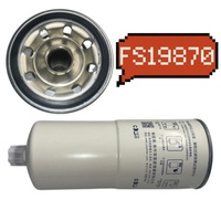 Filtro de Combustible Diésel con Separador de Agua FS1006 LFF1021 3089916 33645, Filtro Resistente al Desgaste para Camiones Pesados, Tractores y Maquinaria